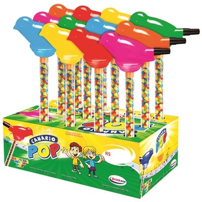 CONFEITO CANARIO POP DP C/ 12 UN