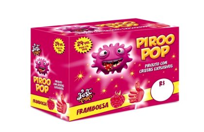 PIROOPOP FRAMBOESA DISPLAY C/ 24 UN