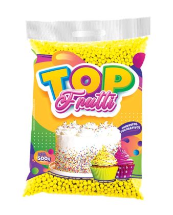 CONFEITO DECORATIVO AMARELO 500 GR