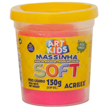 MASSA DE MODELAR ROSA (MARAVILHA)