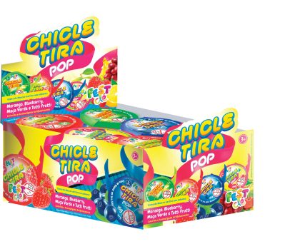 CHICLE TIRA POP DP C/ 24 UN 15 GR