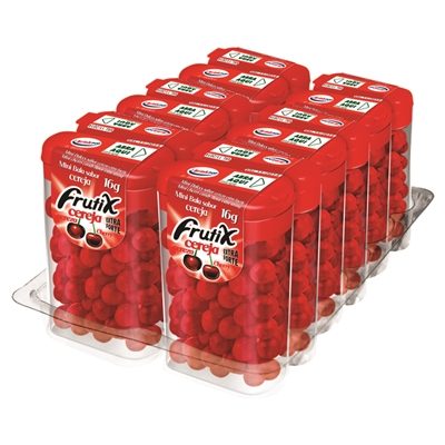 CONFEITO FRUTIX CEREJA DP C/12 UN