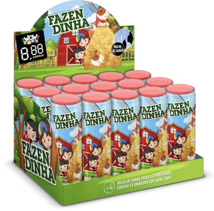 BOLHA 60 ML FAZENDINHA DP C/ 15 UN