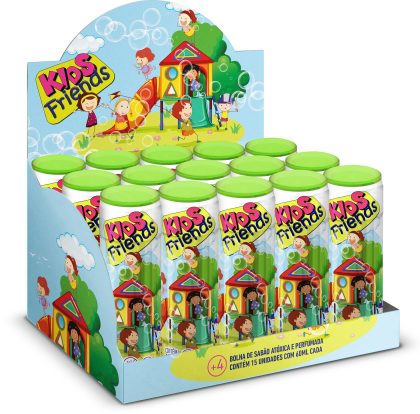 BOLHA 60 ML KIDS FRIENDS DP C/ 15 UN