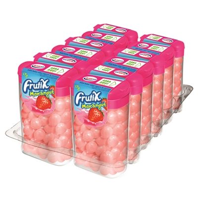 CONFEITO FRUTIX MORANGUT DP C/12 UN