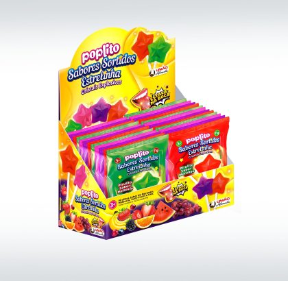 POP LITO SABORES SORTIDOS ESTRELINHA