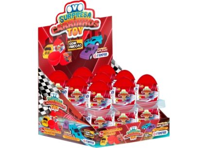 OVO SURPRESA CARRINHO TOY DP C/ 18 U