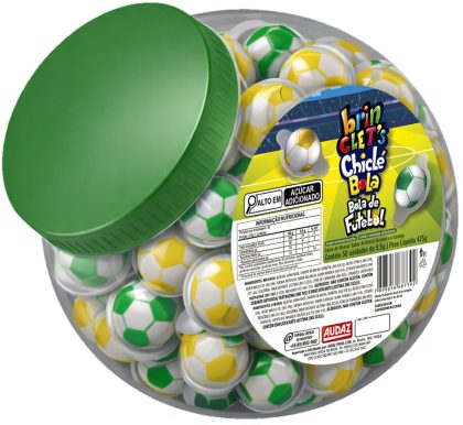 CHICLE BRINCLETS BOLAS DE FUTEBOL PO