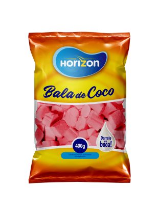 BALA DE COCO ROSA 400 GR