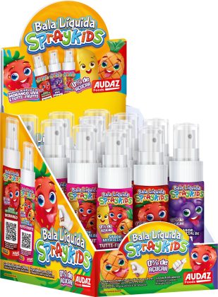 BALA LIQUIDA SPRAY KIDS C/12