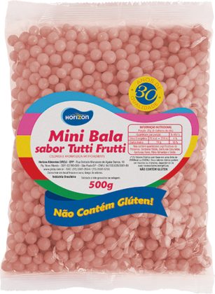 BALA SABOR TUTTI FRUTTI ROSA BEBE 50