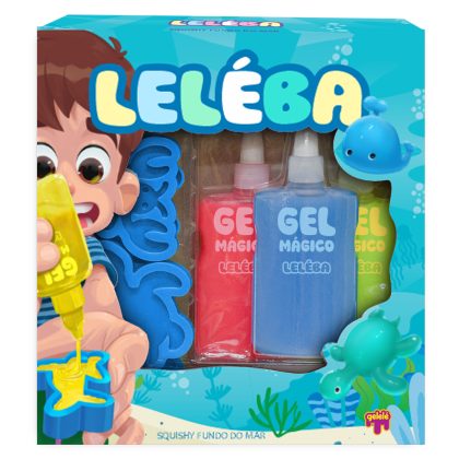 LELEBA GEL MAGICO AZUL/RED/AMARELO