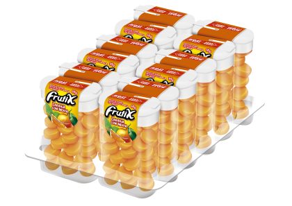 CONFEITO FRUTIX FRASCO LARANJA COM M