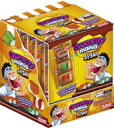 GUMMY MANIA SUSHI DP C/12 UN