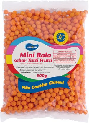 BALA SABOR TUTTI FRUTTI LARANJA 500