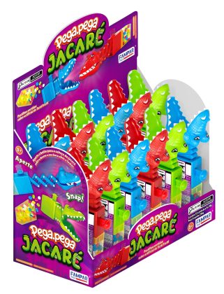 CONFEITO PEGA PEGA JACARE DP C/ 12 U