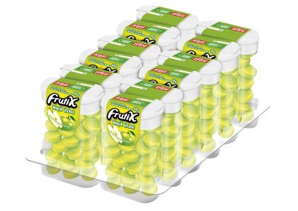 CONFEITO FRUTIX FRASCO MACA VERDE DP