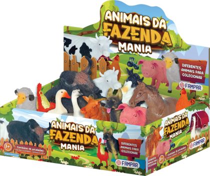 ANIMAIS DA FAZENDA DISPLAY C/12