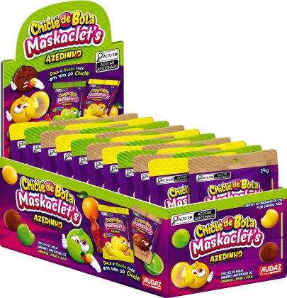 MASKACLETS CHICLE BOLA AZEDINHO DP C