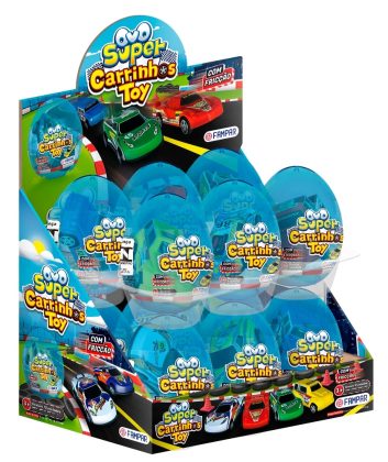 OVO SUPER CARRINHOS TOY DISPLAY C/12