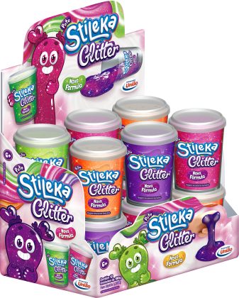 STILEKA POTE SLIME GLITER 190G DP C/