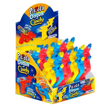 CONFEITO PISTOLA D AGUA CANDY DP C/1