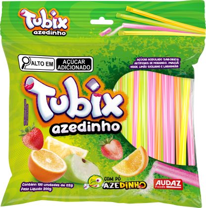 TUBIX AZEDINHO PACOTE C/100 UN