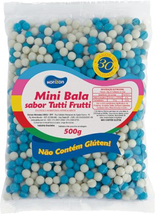 BALA SABOR TUTTI FRUTTI AZUL C/ BRAN