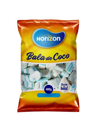 BALA DE COCO AZUL C/ BRANCA 400 GR