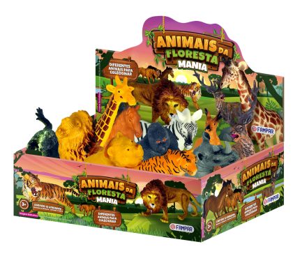 ANIMAIS DA FLORESTA DISPLAY C/12