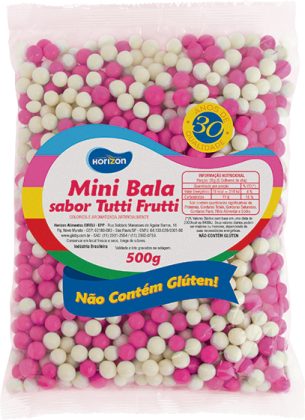 BALA SABOR TUTTI FRUTTI ROSA C/ BRAN