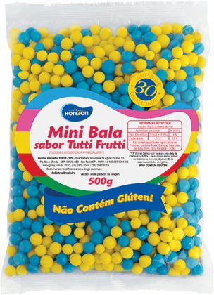 BALA SABOR TUTTI FRUTTI AZUL C/ AMAR