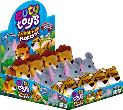 CUTY TOYS ANIMAIS DA FLORESTA C/12 U