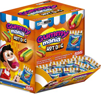 GUMMY MANIA HOT DOG DP C/40 UN