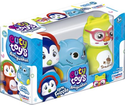 CUTY TOYS AMIGUINHOS DP C/03 UN