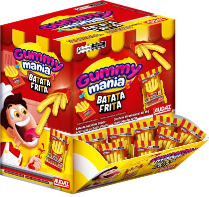 GUMMY MANIA BATATA FRITA DP C/40 UNI