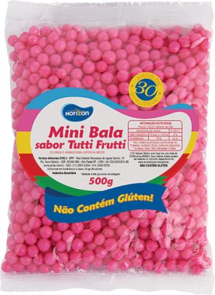BALA SABOR TUTTI FRUTTI PINK 500 GR