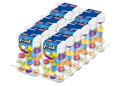CONFEITO FRUTIX FRASCO SORTIDO DP C/
