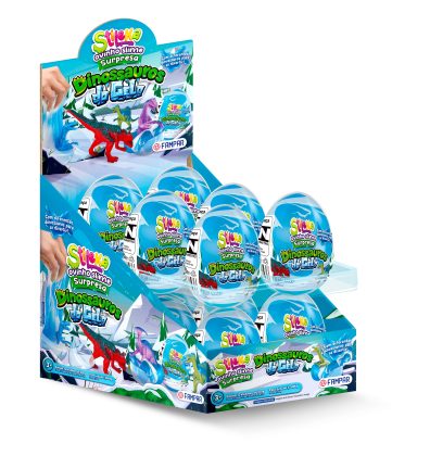 OVO SURPRESA STILEKA DINOSSAUROS DO