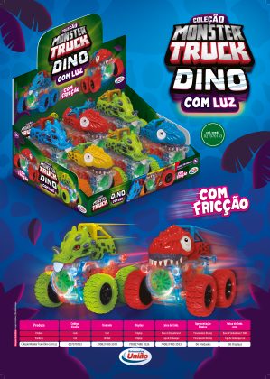 Monster Truck Dino com Luz