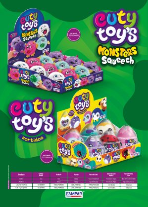 CUTY TOYS SORTIDOS E SQUESH
