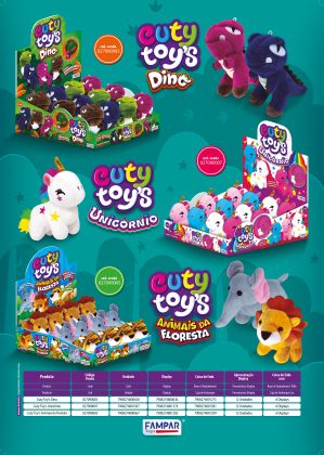 CUTY TOYS UNICORNIO DINO ANIMAIS DA FLORESTA
