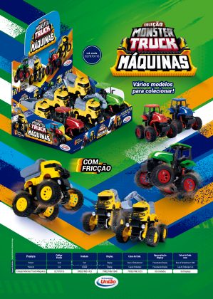 COLEÇÃO MONSTER TRUCK MAQUINAS AGRICOLAS